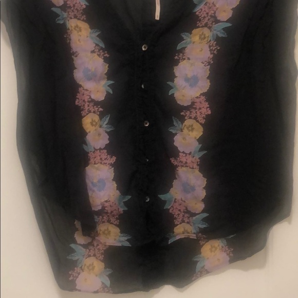 Free People Gardenia Print Top - Picture 4 of 9